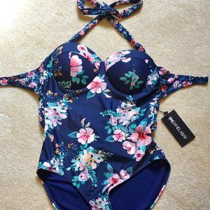 Janela Bay One Piece Swimsuit, Size Medium